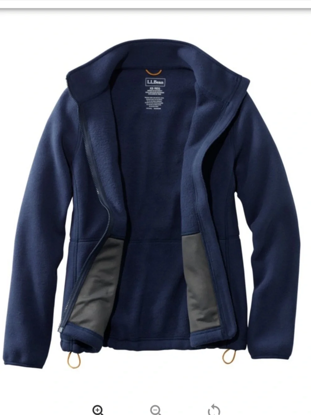 LL BEAN Women's Mountain Classic Fleece Jacket size 1 X woman’s - Picture 2 of 7